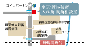 なか歯科クリニック地図